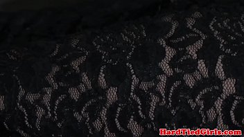 Preview 2 of Brandi Love The First Time - Hot bdsm sub Veruca James tied to floor