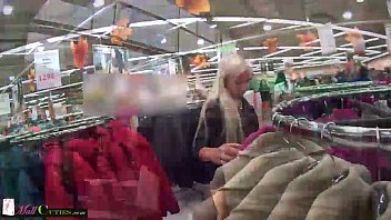 Preview 2 of Sklavin Clarissa Tube - MallCuties teen - teen blonde girl,  teen girl fucks for buying clothes