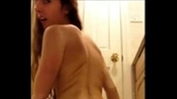 Preview 4 of Balding Sexx - Teen Rides Dildo on the Floor.