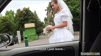 Preview 1 of Hot Curvy Girls No Panty Upskirt - Teen bride gets  dumped by fiance and banged by stranger