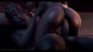 Preview 3 of Crazy Wife Son - Mass Effect Asari Fuck