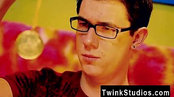 Preview 2 of Spy Pissing Outdoor - Gay movie of Rich nerdy twink teen boy wishes for the beautiful man
