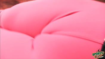 Preview 2 of Monster Huge Cock Teen - Perfect Cameltoe Pussy! In Tight Spandex! Working Out! Ass!!