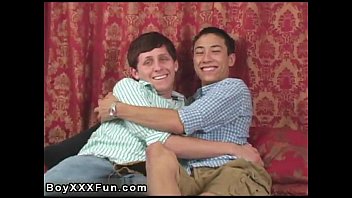 Preview 1 of Drama Sex Mom Son - Hot twink Jace and Troy kiss,  gobble and deep-throat every sleek inch
