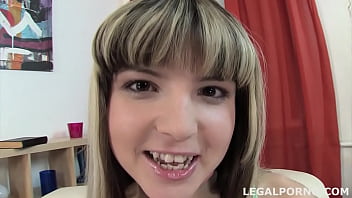 Preview 1 of Repe Boys - Gina Gerson DAP&#039_ed (mini gangbang &amp_ first time double anal)  GIO002