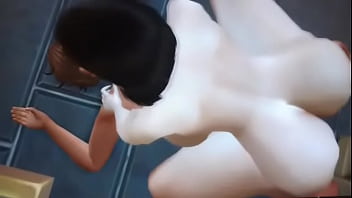 Preview 1 of Bbw Wifs - The Sims 4 lady dimitrescu make kilo cum inside her pussy