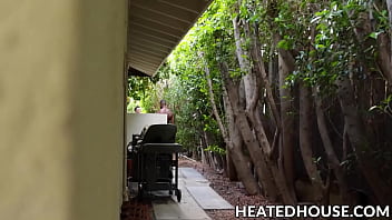 Preview 1 of Hayden Jayams - A sexual act in the garden to satisfy horny Grant and Masyn