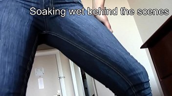 Preview 1 of Bokep Milk Japan - Behind scenes of pants &amp_ jeans wetting divas BTS