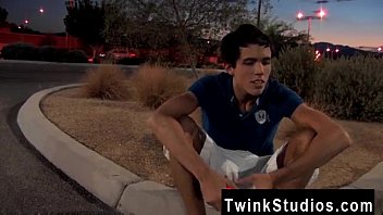 Preview 1 of Teen Wife My Friend Xsex - Gay clip of Brendan and Lucas are out in the parking lot,  playing