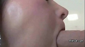 Preview 3 of Arabu Very Hot Sex - Hot Cougar Gets Mouthful of Cum