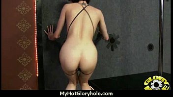 Preview 4 of Juliana Vega Only Her Videos - Ebony at the gloryhole jizzed on 21