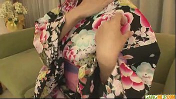 Preview 1 of Sls Swingers - Cute Asian Cougar Manami Komukai threesome action