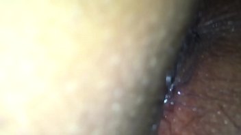 Preview 2 of Toil Sister - Hairy wife in black bra &amp_ tight asshole enjoying doggy style with husband friend