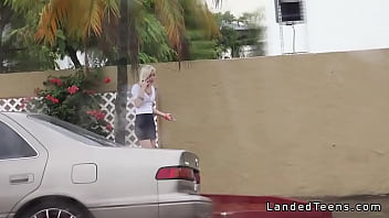 Preview 1 of Mom Need Help Orgsum Sex Video - Teen hitchhiker fucking stranger in his car
