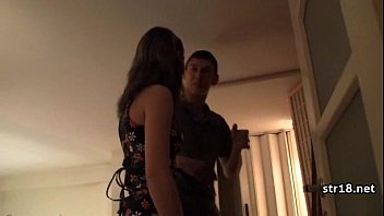 Preview 1 of Black Friday Threesome - Very hot teens hardcored after class