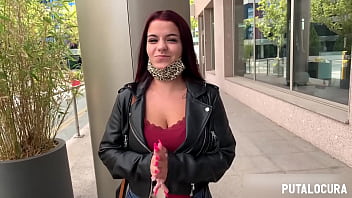 Preview 2 of Chastity Torture Iterracial - PutaLocura - La preciosa pelirroja Ana White se folla a Torbe en pillada.