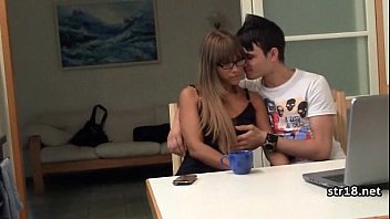Preview 1 of Rmom Son - Young Amateur Teen Couple Having Great Sex