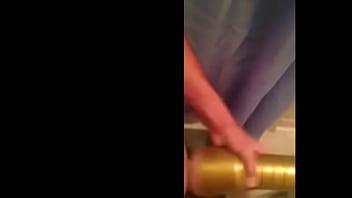 Preview 1 of Sunny Leaone Video Sexy - Teen boy wanks and cums in fleshlight