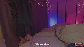 Preview 1 of Fuckmy - Stepmom and stepson share a bed - Stepmom wakes up when stepson masturbates her pussy with a dick - Gives the best blowjob and gets a load of cum in his mouth and on his face