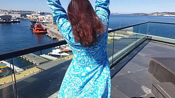 Preview 1 of Kazim Kartal Iki Kadin Sikiyor - Look at the milf&#039_s skirt! Did you see the pussy?