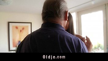 Preview 1 of By Lad Mom - Odman lured in fake date by a nympho babe