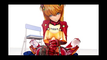 Preview 2 of Redhaed On Wall - Evangelion-3D Hentai Movie-AkayatuR Teil 1