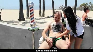 Preview 4 of Hd Penetration Close Up - Cute Teen Sucked and fucked for cash 23