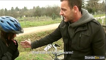 Preview 1 of Porn Sptipriz - Anina gets lost while cycling then gets a threesome instead