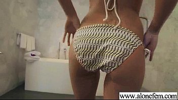 Preview 1 of A Big Sex Toy - Solo Horny Girl Pleasing Herself On Cam movie-04