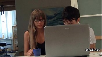 Preview 2 of Buch And Sestur And Mom - Skinny 18yo Fucked Hard