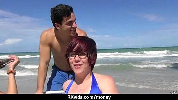 Preview 3 of 33babycom - Sexy exhibitionist GFs are paid cash for some public fucking 28