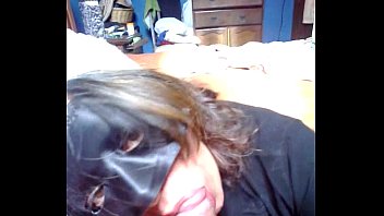 Preview 2 of Horny Latina Sucks Guys Dick - merry christmas with Mama Noel