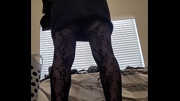 Preview 1 of Japanese Lesbi School Girl - Thick black sissy in dress