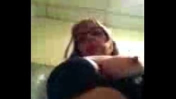 Preview 3 of Wash Room Teen - TEASING AT WORK PART 1 TEASING IN THE TOILET AT WORK