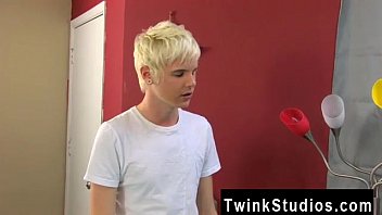 Preview 1 of Frenulum Job - Hot gay scene Miles Pride is such a petite twink that he makes Timo