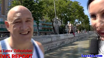 Preview 1 of Dabel Chut - British news lady enjoys hardcore fuck