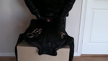 Preview 3 of Star Wars Force - Leather burglar cum on leather