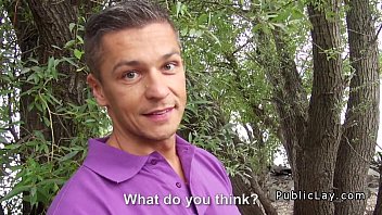 Preview 3 of Blowmax - Amateur teen threesome fucking by the river