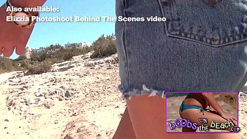 Preview 3 of Time Stop Meguru - Topless Interview with Elizzia from Italy - Small Tits,  Tattoo and Bikini Wedgie
