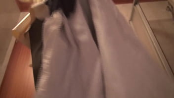 Preview 4 of Jav Prt - bella in white leathercoat