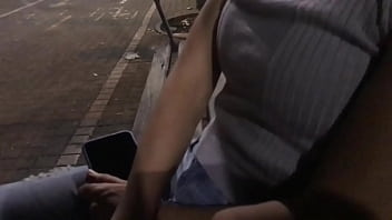 Preview 1 of Jillia Aan - Follando con una putita que conoc&iacute_ en la calle - Nueva madura follada en bragas y medias largas - corrida dentro del co&ntilde_o - Amateur Nora Milf - Andy Z 94