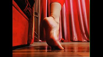 Preview 3 of 18boy And Mom Sex - Creamy Oily European feet