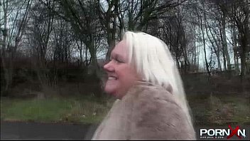 Preview 1 of Mom Sister Sotre - PORNXN Mature Blonde Public Pissing