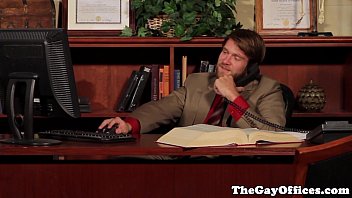 Preview 1 of Pinkie Sari - Gay officesex hunk assfucked by his boss