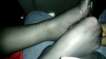 Preview 3 of Gradmas Dp - Cummin on mature feet goddess