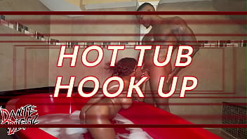 Preview 2 of Sofi A Anal - Ebony BBC Slut Jada O Gets A Very Special Valentine&#039_s Day Gift In A Hot Tub......HARD BBC