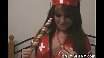 Preview 3 of Held Down Tube Rape - How to you like my shiny red PVC panties?