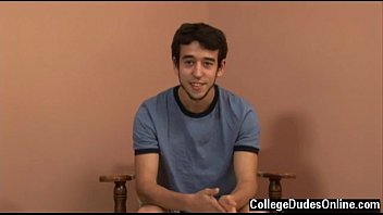 Preview 2 of Ariella Ferrara Fuck Student - Gay fuck Josh tells us a tiny bit about himself,  then slowly embarks