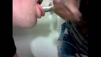 Preview 4 of Anal In Loundry - Amateur Faggot sucks black dick in public bathroom