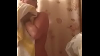 Preview 2 of 3x Bangla Movie - Pregnant MILF Drying Off After Showering